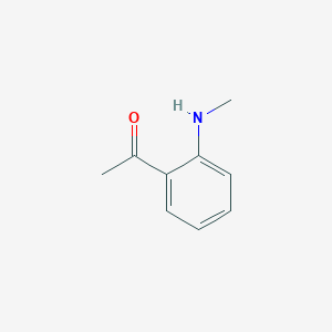 molecular formula C9H11NO B167578 1-(2-(Methylamino)phenyl)ethanone CAS No. 1859-75-2