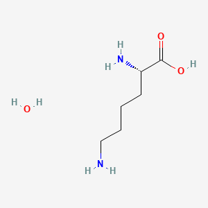 molecular formula C6H16N2O3 B1675782 L-Lysine monohydrate CAS No. 39665-12-8