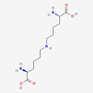 molecular formula C12H25N3O4 B1675783 Lysinenorleucine CAS No. 25612-46-8