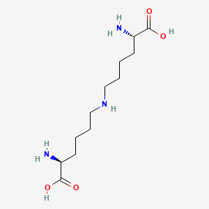 molecular formula C12H25N3O4 B1675783 Lysinonorleucine CAS No. 25612-46-8
