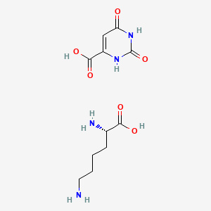 molecular formula C11H18N4O6 B1675784 L-Lysine orotate CAS No. 28003-86-3