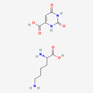 molecular formula C11H18N4O6 B1675784 Lysine orotate CAS No. 28003-86-3