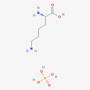 molecular formula C6H17N2O6P B1675786 Lysine phosphate CAS No. 94160-16-4