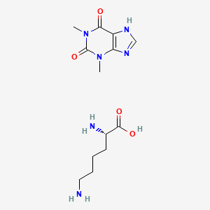 molecular formula C13H22N6O4 B1675788 Lysine theophylline CAS No. 83920-54-1