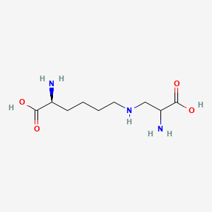 molecular formula C9H19N3O4 B1675791 Lysinoalanine CAS No. 18810-04-3