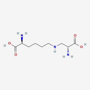 molecular formula C9H19N3O4 B1675792 (S,R)-Lysinoalanine CAS No. 63121-95-9