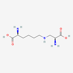 molecular formula C9H19N3O4 B1675793 Lysinoalanine, (S,S)- CAS No. 23250-50-2