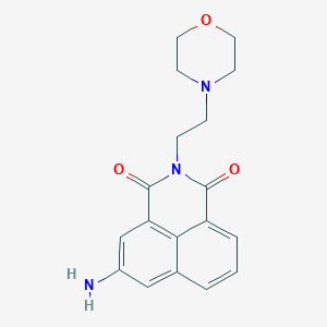 molecular formula C18H19N3O3 B1675796 LysoFP-NH2 