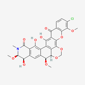 molecular formula C29H24ClNO11 B1675797 Lysolipin I CAS No. 59113-57-4