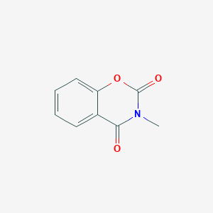 molecular formula C9H7NO3 B167580 2H-1,3-Benzoxazine-2,4(3H)-dione, 3-methyl- CAS No. 1672-01-1