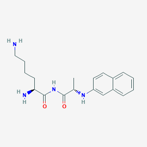 molecular formula C19H26N4O2 B1675805 Lysyl-alanyl-beta-naphthylamide CAS No. 20314-31-2