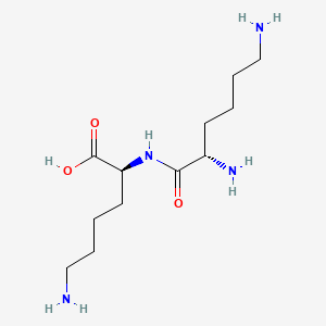 molecular formula C12H26N4O3 B1675808 Lysyllysine CAS No. 13184-13-9