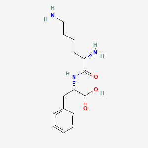 molecular formula C15H23N3O3 B1675810 Lysylphenylalanine CAS No. 6235-35-4