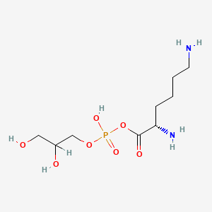 molecular formula C9H21N2O7P B1675813 Lysylphosphatidylglycerol CAS No. 42241-11-2