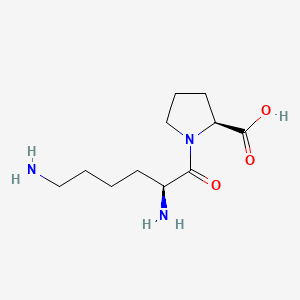 molecular formula C11H21N3O3 B1675814 Lysylproline CAS No. 52766-27-5