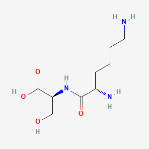 molecular formula C9H19N3O4 B1675817 Lysyl-serine CAS No. 6665-19-6