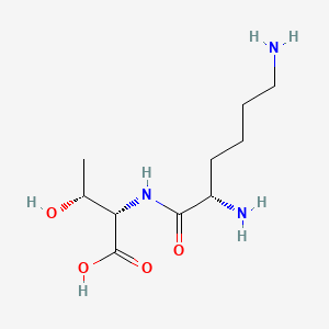 molecular formula C10H21N3O4 B1675818 Lysyl threonine CAS No. 97791-84-9