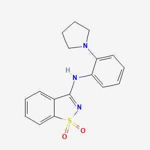 molecular formula C17H17N3O2S B1675829 M1001 