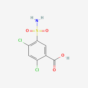 molecular formula C7H5Cl2NO4S B1675832 Lasamide CAS No. 2736-23-4