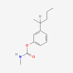molecular formula C13H19NO2 B1675840 M-(1-Methylbutyl)phenyl methylcarbamate CAS No. 2282-34-0
