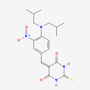 5-[4-(diisobutylamino)-3-nitrobenzylidene]-2-thioxodihydro-4,6(1H,5H)-pyrimidinedione