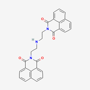 molecular formula C28H21N3O4 B1675844 M-31850 