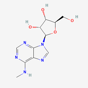 molecular formula C11H15N5O4 B1675857 N6-Methyladenosine CAS No. 1867-73-8