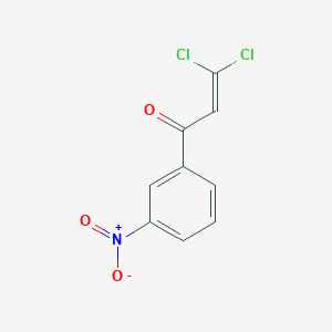 molecular formula C9H5Cl2NO3 B1675867 3,3-Dichloro-1-(3-nitrophenyl)prop-2-en-1-one CAS No. 41501-64-8