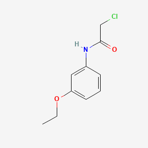 molecular formula C10H12ClNO2 B1675875 2-chloro-N-(3-ethoxyphenyl)acetamide CAS No. 17641-12-2