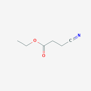 molecular formula C6H9NO2 B167588 Ethyl 3-cyanopropanoate CAS No. 10137-67-4