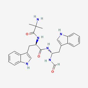 molecular formula C26H30N6O3 B1675889 Macimorelin CAS No. 381231-18-1