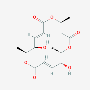 molecular formula C16H22O8 B1675895 Macrosphelide A CAS No. 172923-77-2