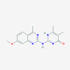 molecular formula C16H17N5O2 B1675896 Madrasin CAS No. 374913-63-0