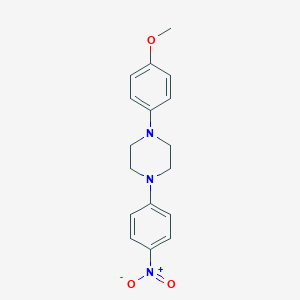 molecular formula C17H19N3O3 B016759 1-(4-Methoxyphenyl)-4-(4-nitrophenyl)piperazine CAS No. 74852-61-2