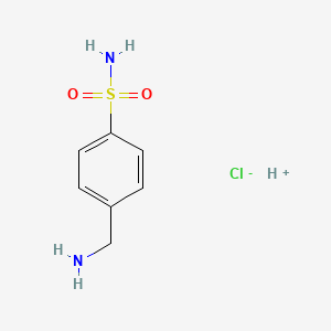 molecular formula C7H11ClN2O2S B1675903 Mafenide Hydrochloride CAS No. 138-37-4