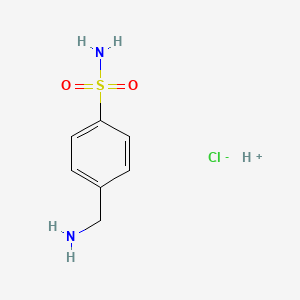 molecular formula C7H11ClN2O2S B1675903 Mafenide hydrochloride CAS No. 138-37-4