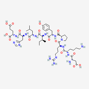 molecular formula C53H83N15O15 B1675905 Magaratensin CAS No. 137915-11-8