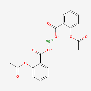 molecular formula C18H14MgO8 B1675906 Magnesium acetylsalicylate CAS No. 132-49-0