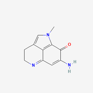 molecular formula C11H11N3O B1675919 Makaluvamine A CAS No. 146555-78-4