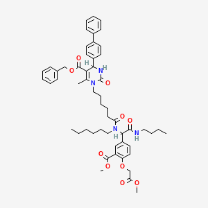 molecular formula C54H66N4O10 B1675921 Phenylmethyl ester CAS No. 831217-40-4