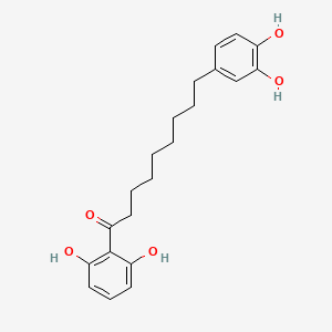 molecular formula C21H26O5 B1675922 Malabaricone C CAS No. 63335-25-1