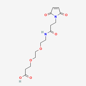 molecular formula C14H20N2O7 B1675924 Mal-amido-PEG2-C2-acid CAS No. 756525-98-1