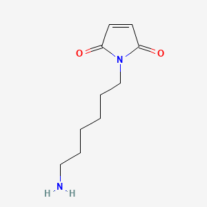 molecular formula C10H16N2O2 B1675927 1-(6-Aminohexyl)-1H-pyrrole-2,5-dione 2,2,2-trifluoroacetate CAS No. 731862-92-3