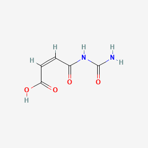 molecular formula C5H6N2O4 B1675931 N-Carbamoylmaleamic acid CAS No. 105-61-3