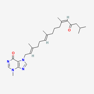 molecular formula C26H38N4O2 B1675932 Malonganenone A 