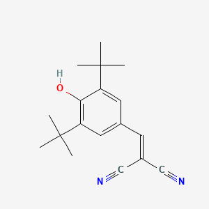 molecular formula C18H22N2O B1675934 Tyrphostin 9 CAS No. 10537-47-0