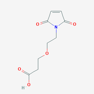 molecular formula C9H11NO5 B1675937 Mal-PEG1-acid CAS No. 760952-64-5