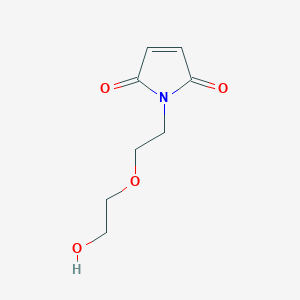 B1675938 1-(2-(2-hydroxyethoxy)ethyl)-1H-pyrrole-2,5-dione CAS No. 34321-81-8