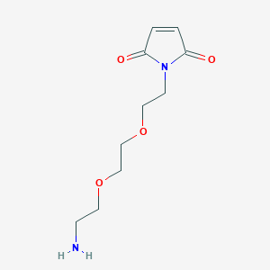 B1675939 1-(2-(2-(2-aminoethoxy)ethoxy)ethyl)-1H-pyrrole-2,5-dione CAS No. 660843-22-1