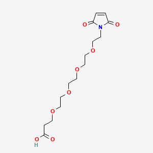 molecular formula C15H23NO8 B1675941 Mal-PEG4-Acid CAS No. 518044-41-2